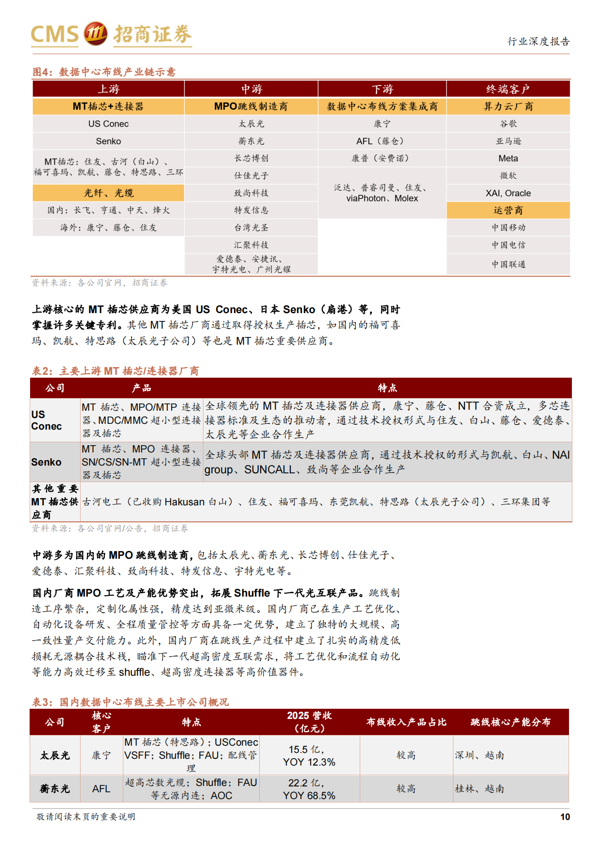 2026通信行业数据中心布线产业深度报告：光互联需求爆发，MPO量价齐升高景气-招商证券.pdf_第10页
