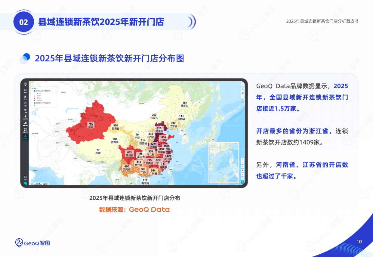 2026年县域连锁新茶饮门店分析蓝皮书-GeoQ智图.pdf_第10页