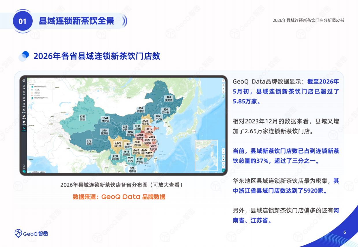 2026年县域连锁新茶饮门店分析蓝皮书-GeoQ智图.pdf_第6页