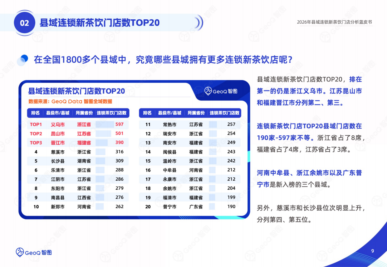 2026年县域连锁新茶饮门店分析蓝皮书-GeoQ智图.pdf_第9页