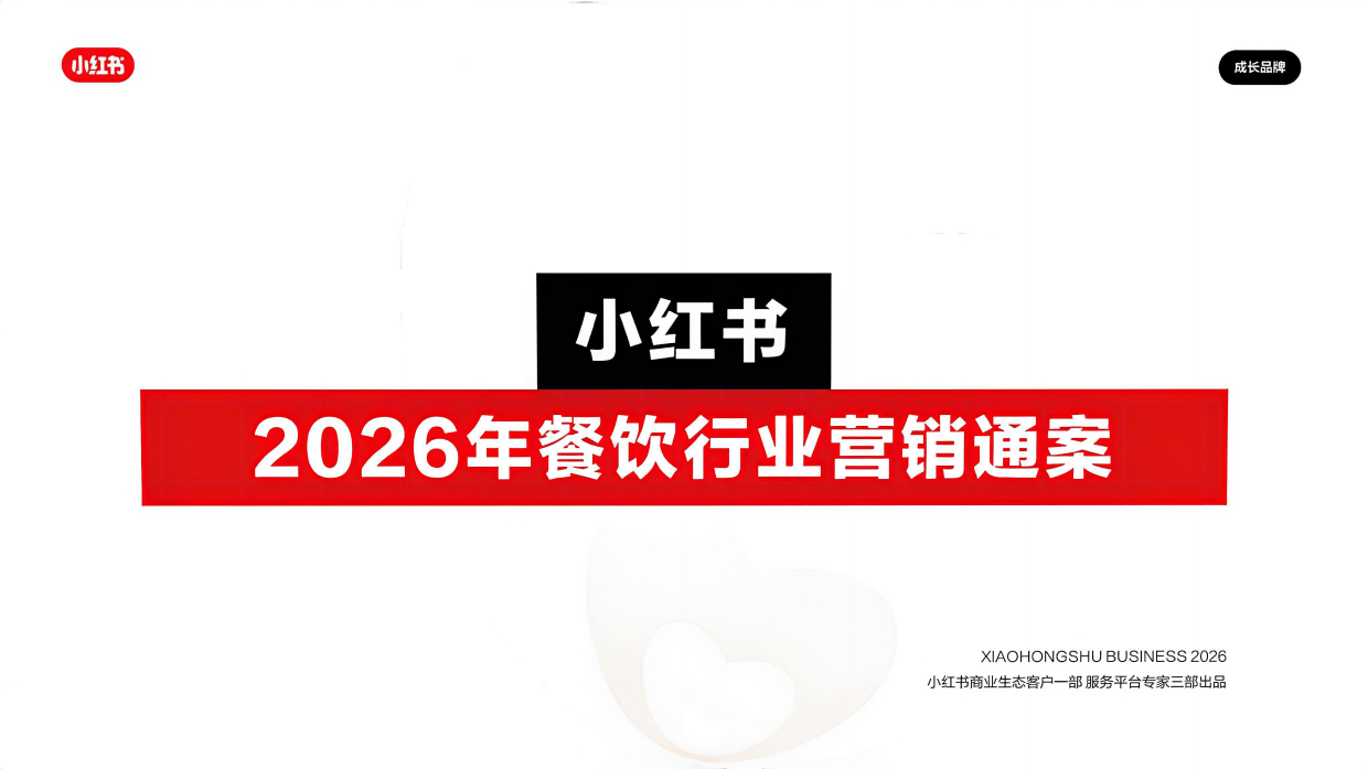 2026小红书餐饮行业营销通案.pdf