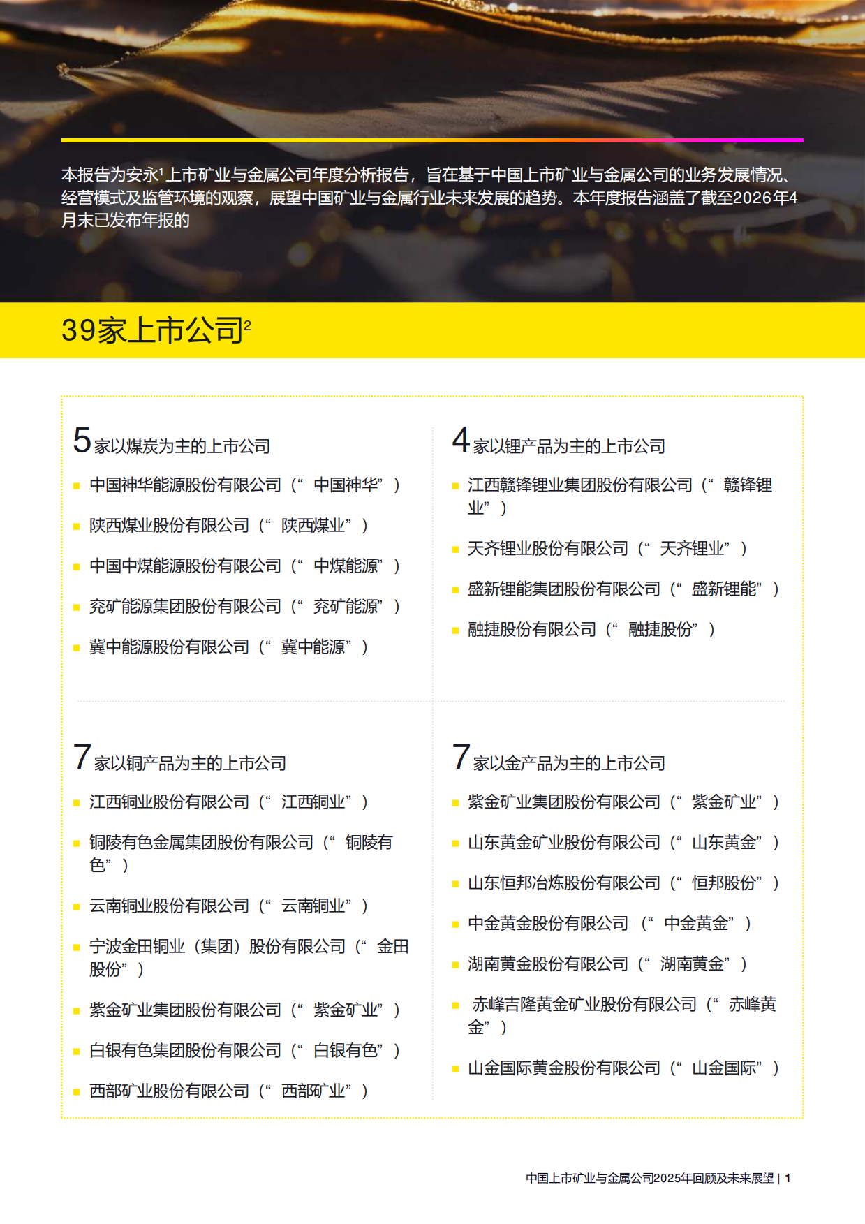 中国上市矿业与金属公司2025年回顾及未来展望-安永.pdf_第2页