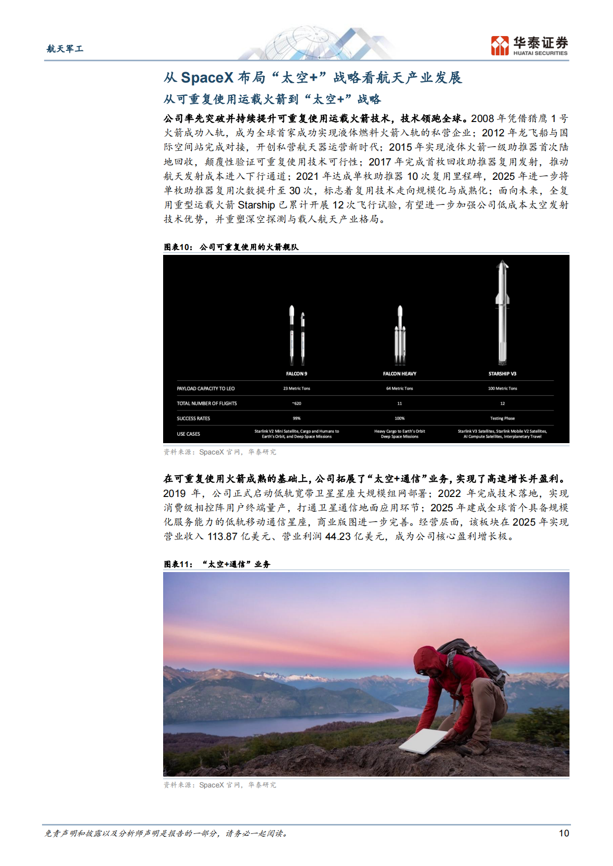 2026航天军工行业专题研究：深度解析SpaceX“太空+”战略-华泰证券.pdf_第10页