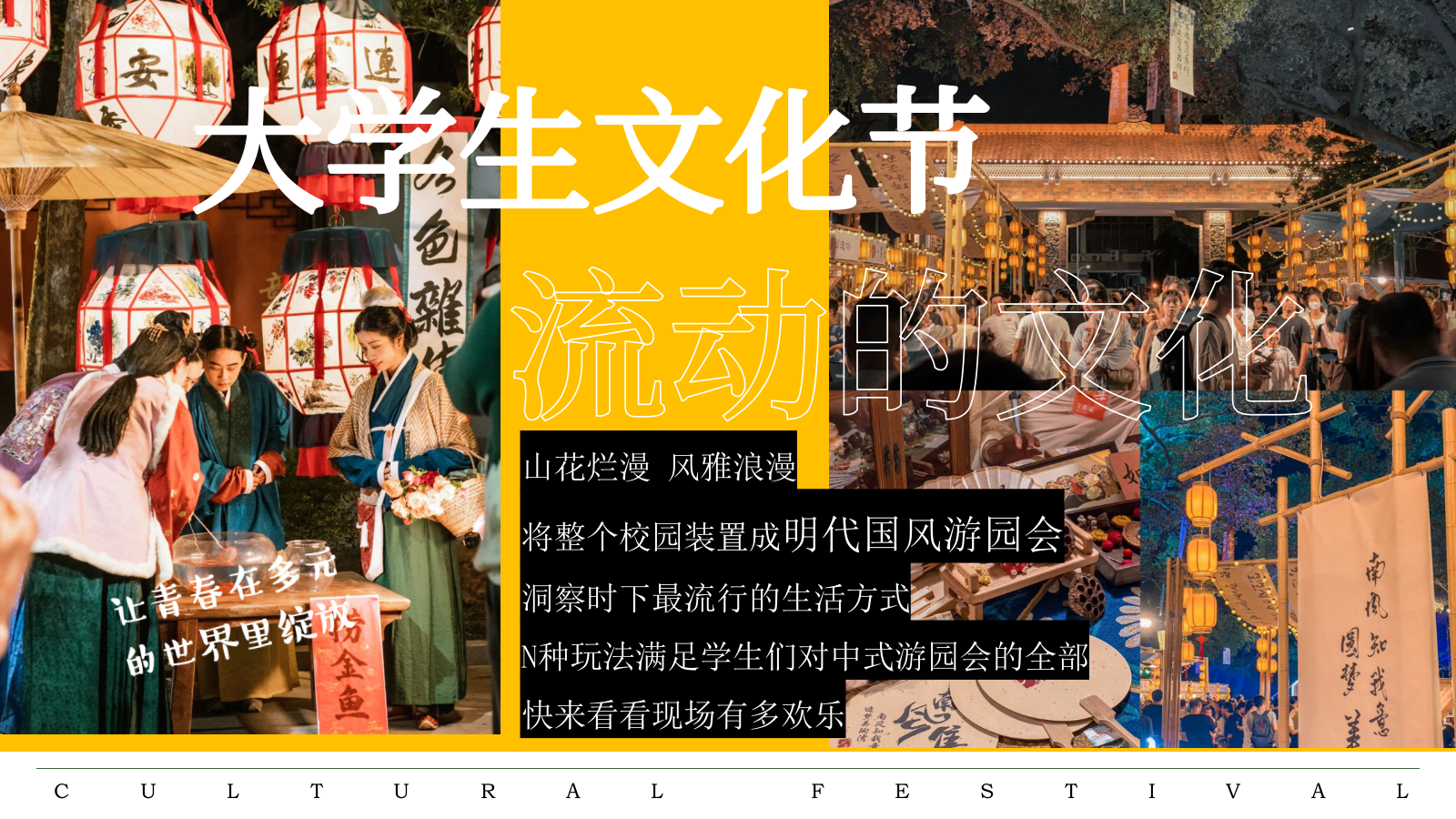 2026世界之窗 绘梦新篇校园大学生文化节国风游园会市集活动方案.pptx_第3页