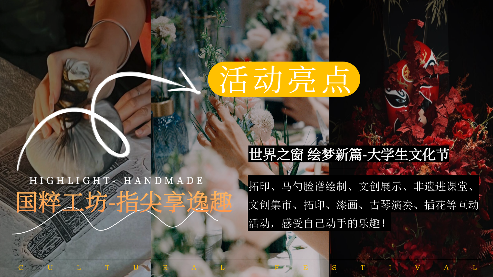 2026世界之窗 绘梦新篇校园大学生文化节国风游园会市集活动方案.pptx_第6页