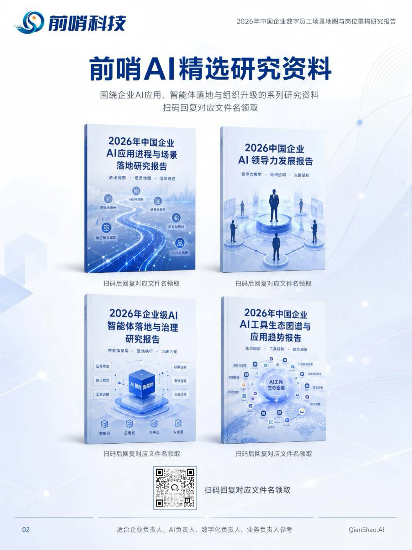 2026年中国企业数字员工场景地图与岗位重构研究报告：从任务自动化到岗位、工作流与组织机制重构-前哨科技.pdf_第2页