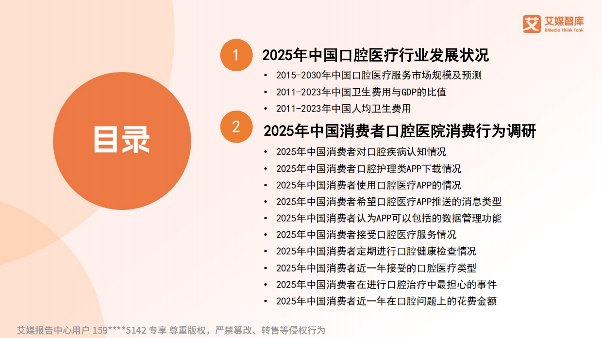 艾媒咨询2025年中国口腔医疗行业发展状况与消费行为调查数据.pdf_第2页