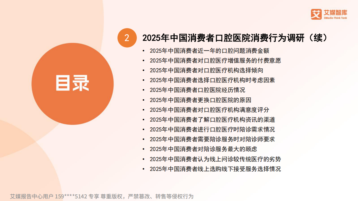 艾媒咨询2025年中国口腔医疗行业发展状况与消费行为调查数据.pdf_第3页