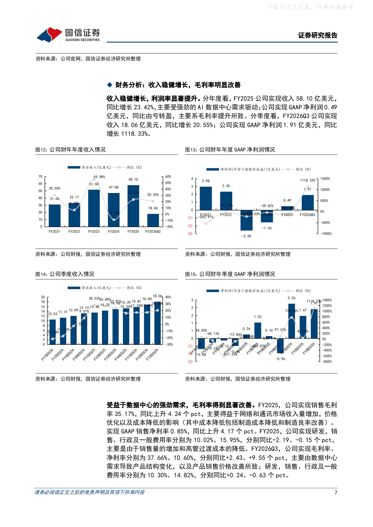 2026布局全产业链的光通信供应商，受益于AI数据中心建设浪潮-国信证券.pdf_第7页