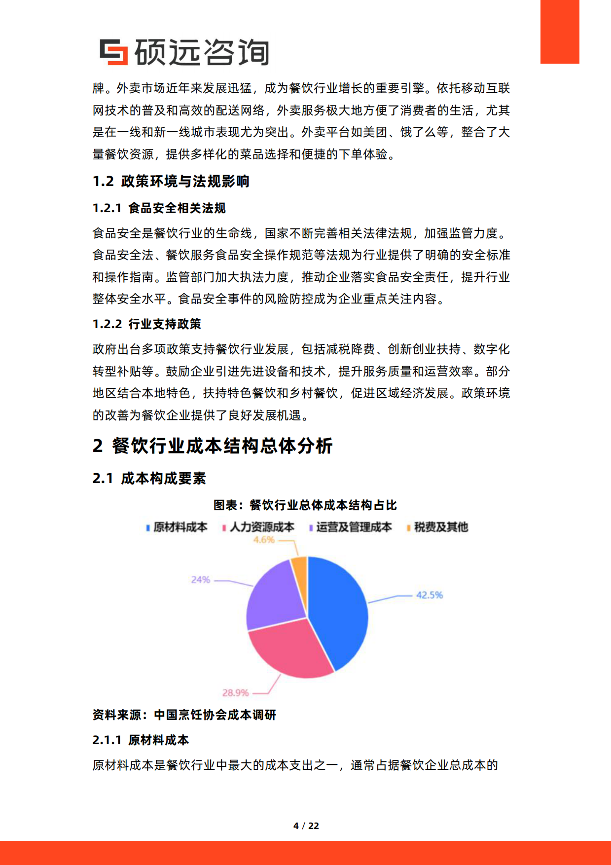 2026年中国餐饮行业成本结构研究报告-硕远咨询.pdf_第4页