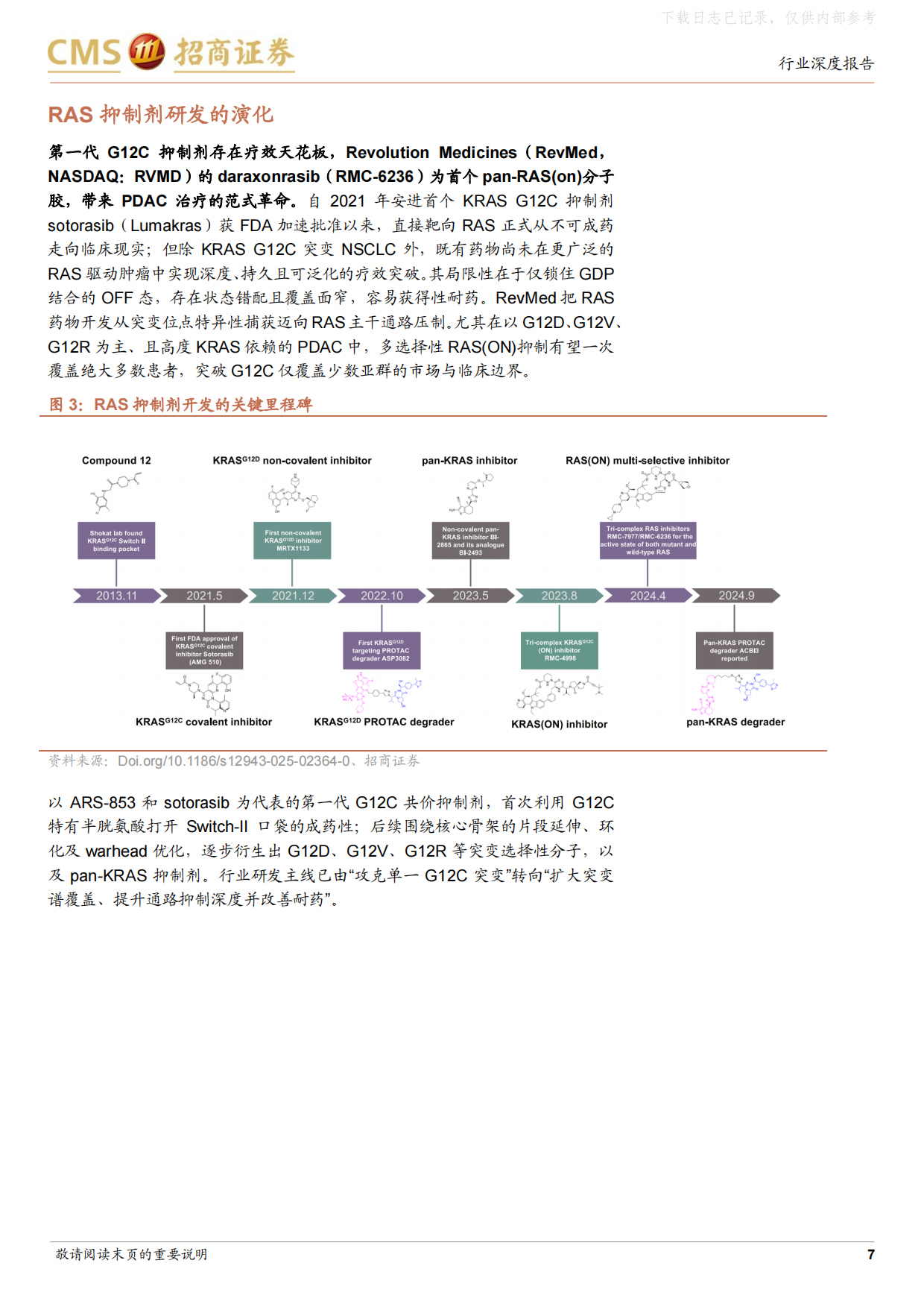 2026创新药行业深度研究——RAS靶向治疗，四十年不可成药的终结，与终结之后的治疗格局演化-招商证券.pdf_第7页