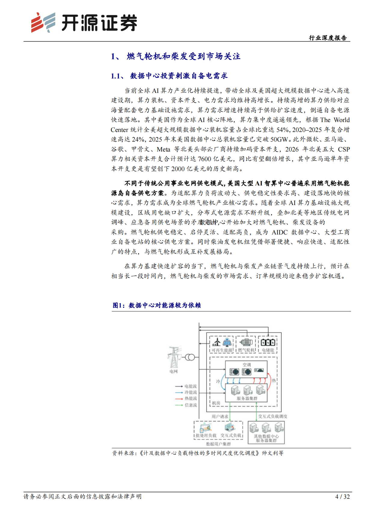 2026机械设备行业深度报告：AIDC用电专题：燃气轮机与柴发迎来黄金机遇-开源报告.pdf_第4页