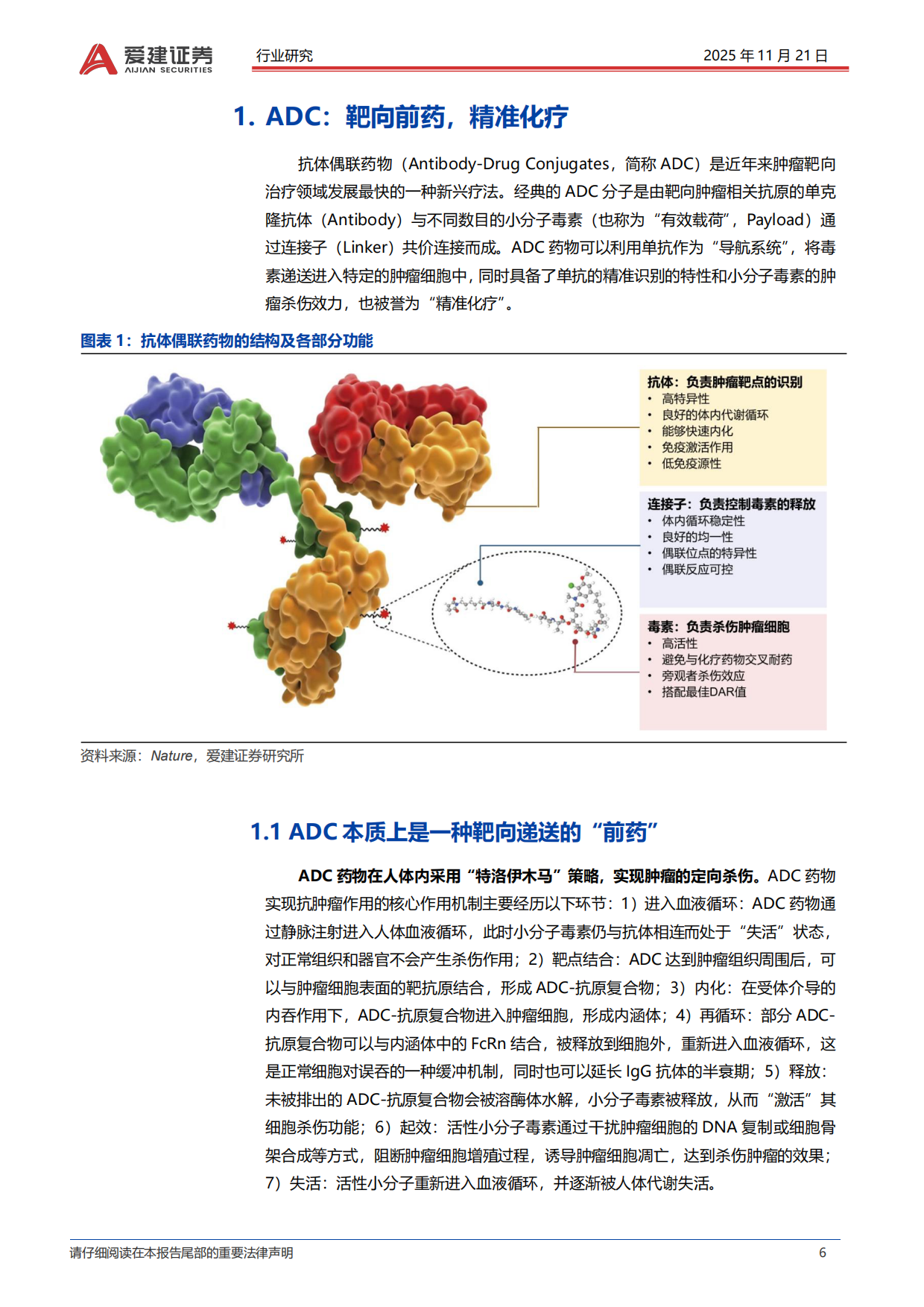 2025医药生物行业抗体偶联药物ADC产业投资框架：“精准化疗”引爆千亿市场，中国创新引领全球浪潮-爱建证券.pdf_第6页
