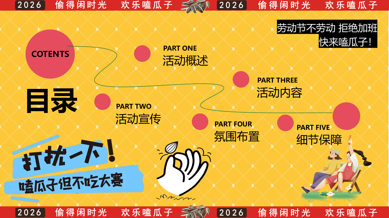 2026欢乐不打烊 嗑瓜子大赛活动方案.pptx_第2页