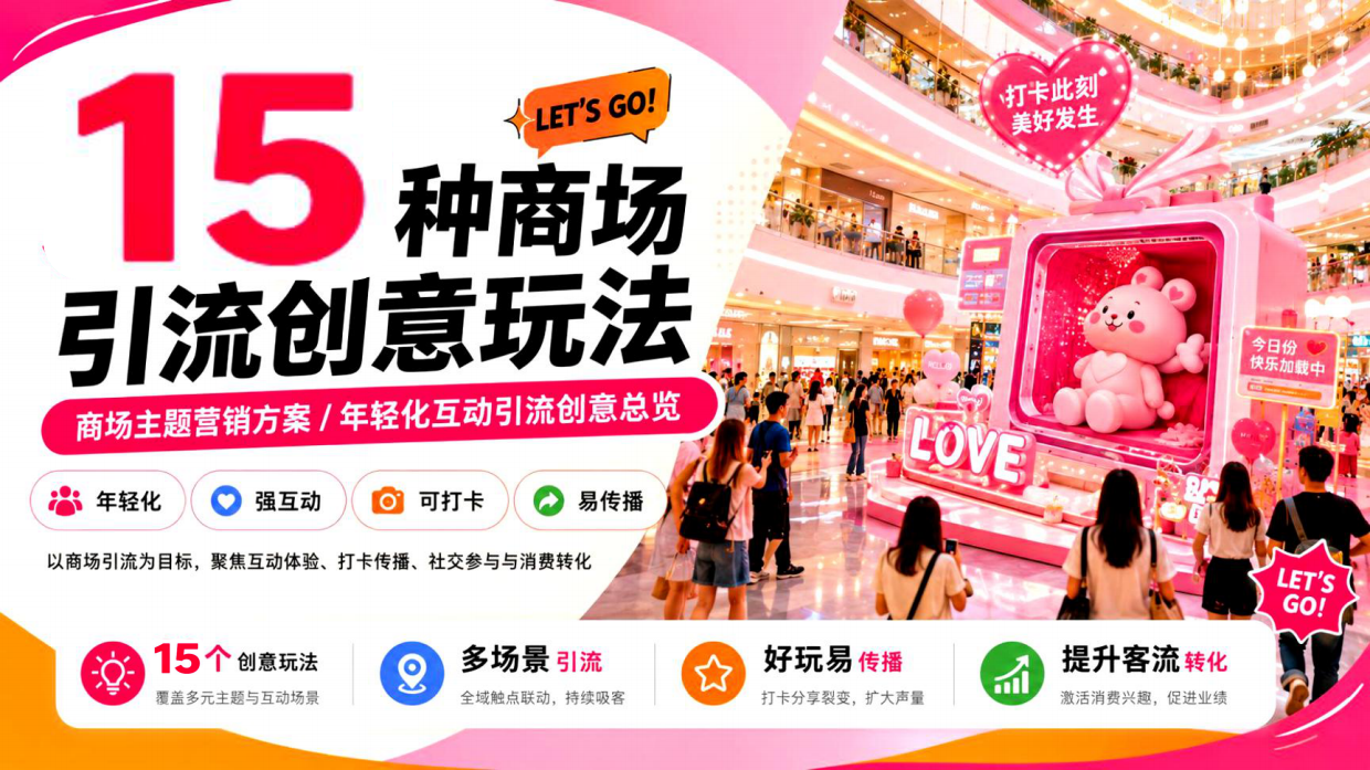 2026商业购物中心年轻化互动引流创意玩法主题营销方案.pdf