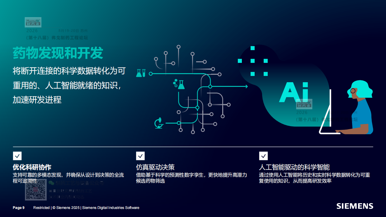 2026基于药物全生命周期的 AI 技术应用探索实践-西门子.pdf_第9页