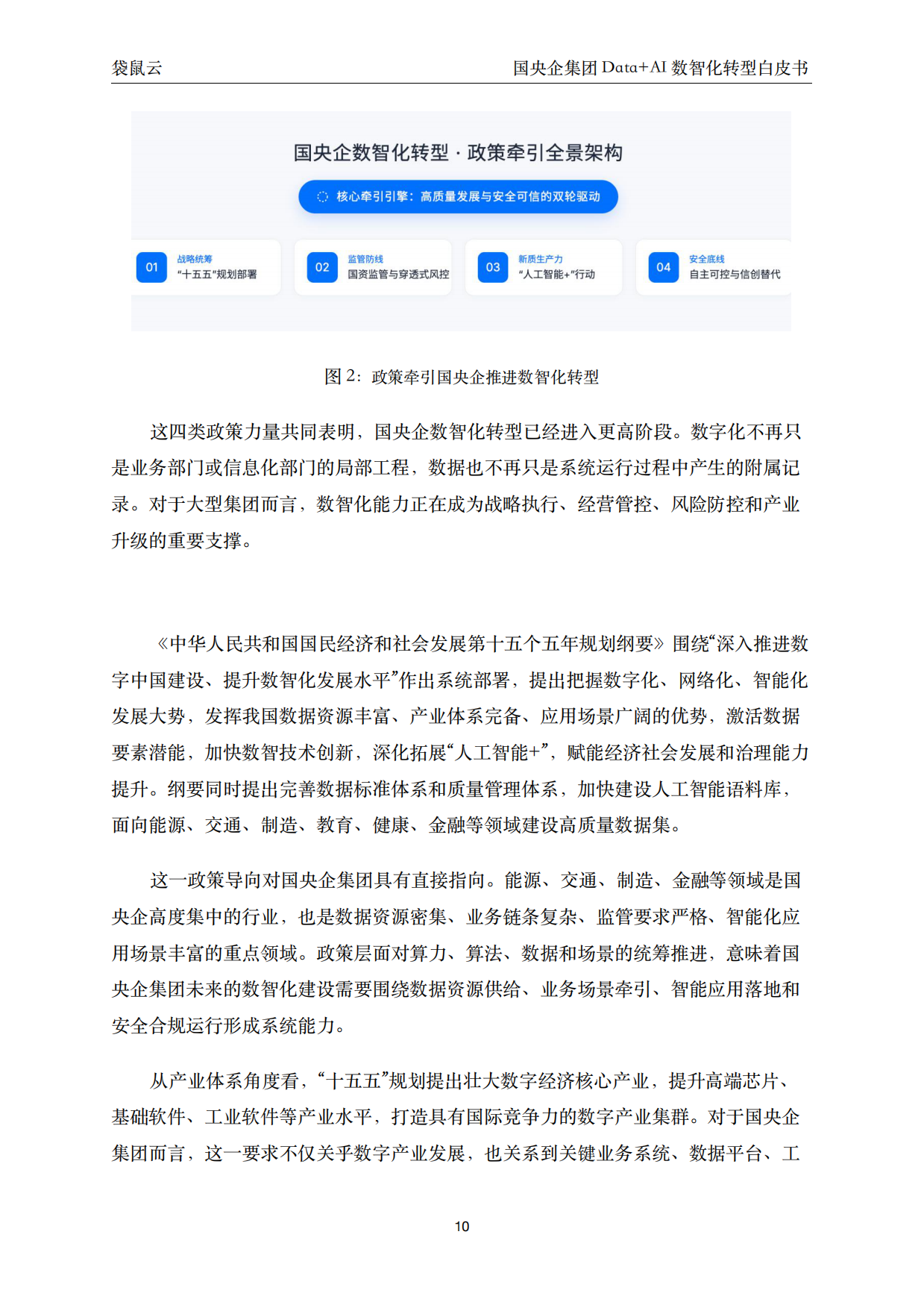 2026国央企集团Data+AI数智化转型白皮书-聚焦穿透式监管与集团智能决策 驱动高质量发展-袋鼠云.pdf_第10页