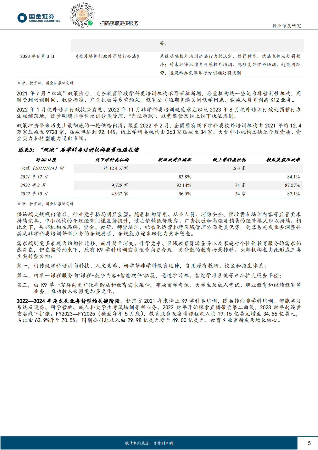 2026教育行业行业研究：政策、业绩、AI共振，教育行业变化积极-国金证券.pdf_第5页