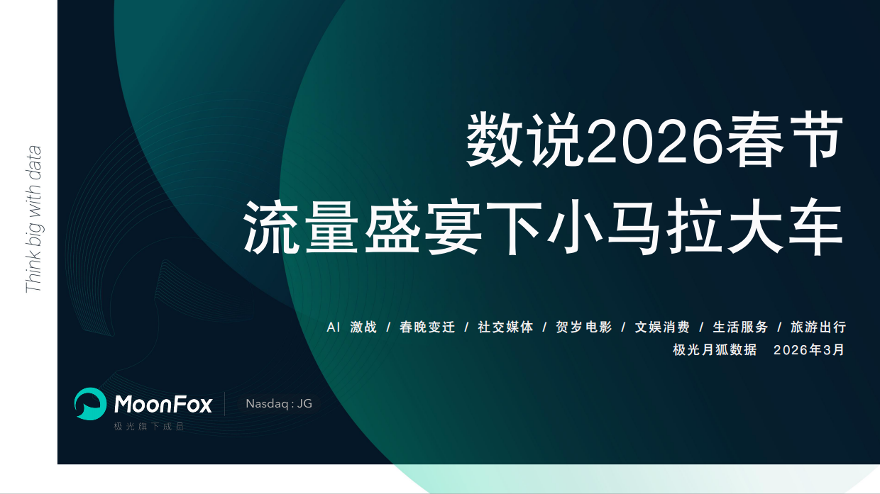 数说2026春节，流量盛宴下小马拉大车报告-MoonFox月狐数据.pdf