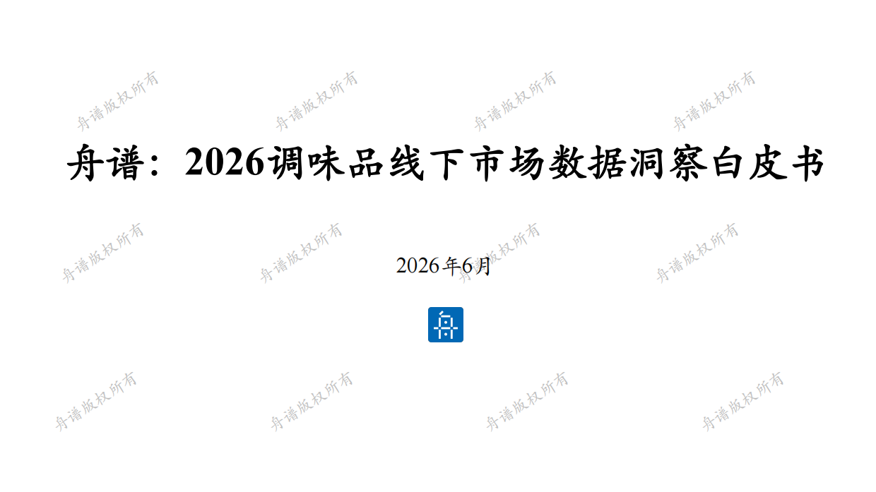 2026年调味品线下市场洞察白皮书-舟谱.pdf