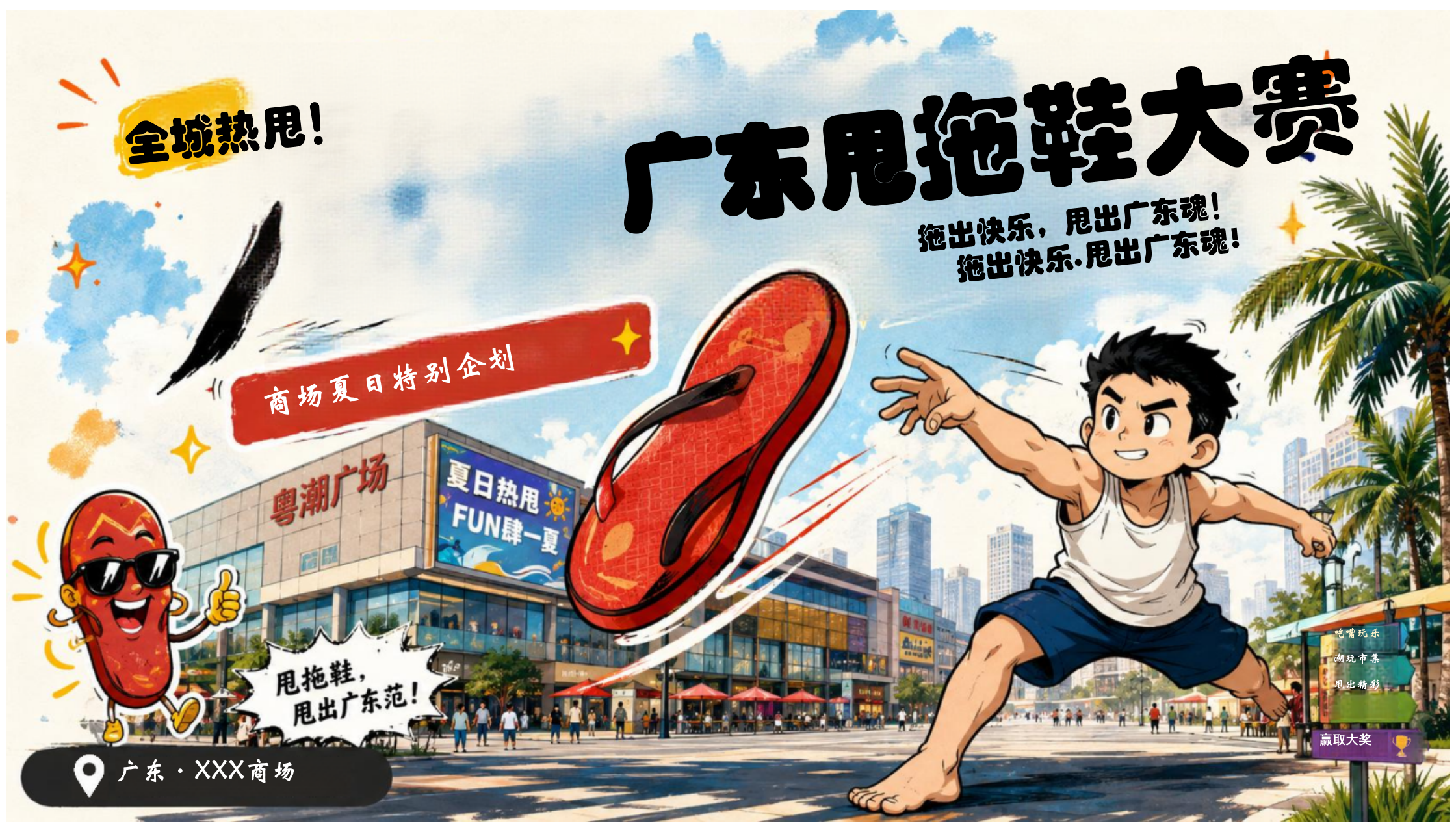 2026商场创意网红广东甩拖鞋趣大赛活动策划方案.pptx_第1页