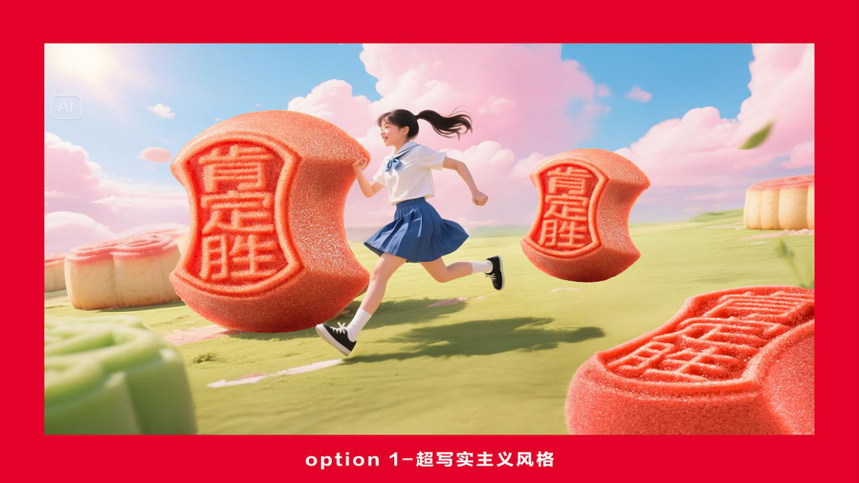 AI短片广告风格方案对比：超写实主义、莫奈与日漫插画