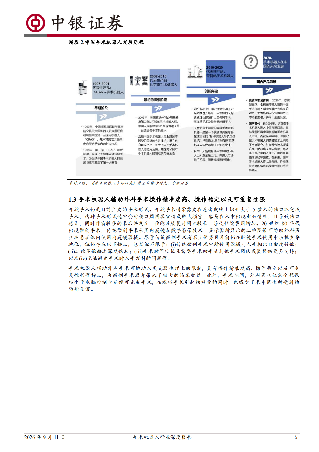 2026手术机器人行业深度报告：千亿蓝海掘金，国产手术机器人加速突围-中银证券.pdf_第6页