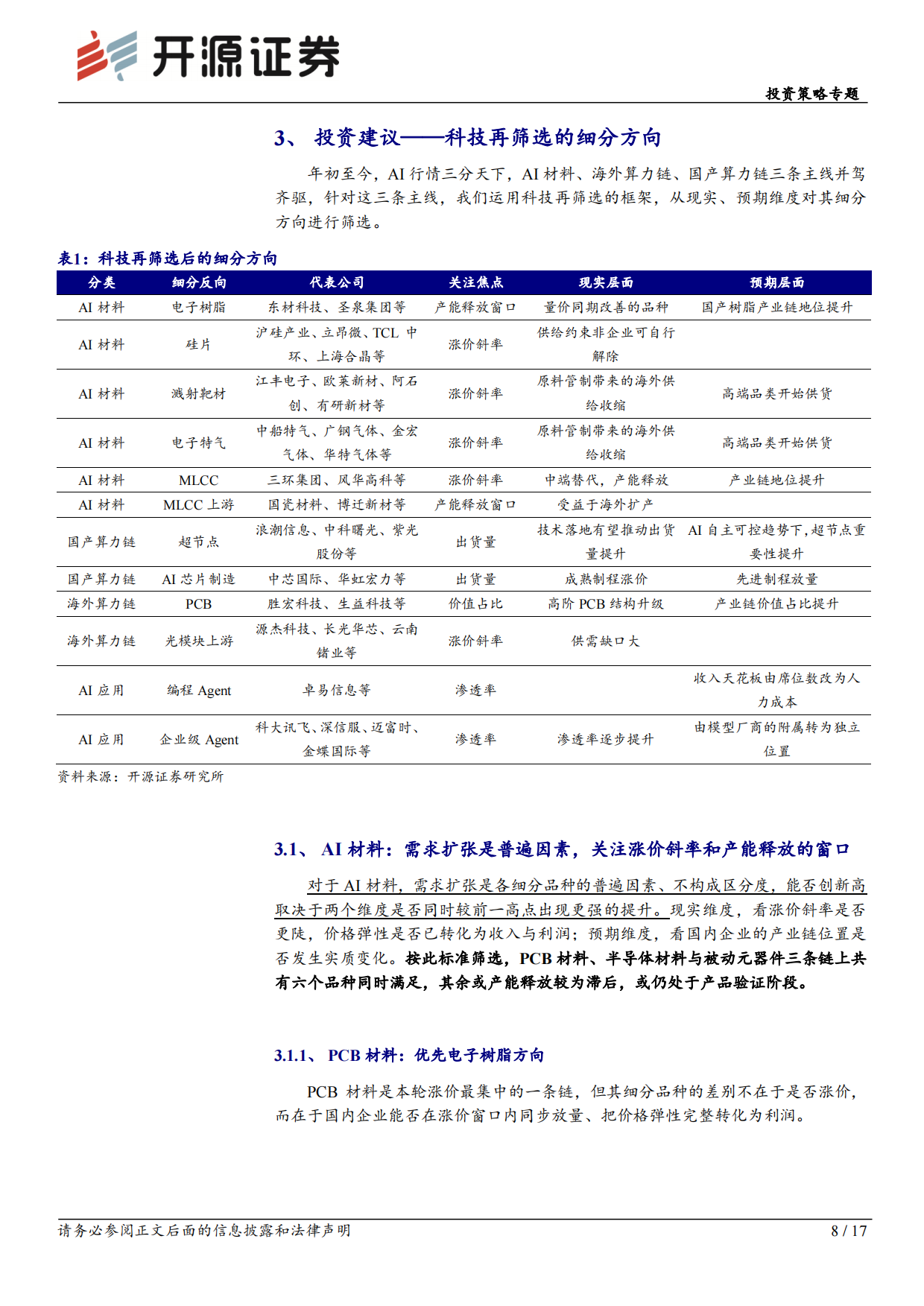 2026投资策略专题：AI拥挤过后，寻找能创新高的细分方向-开源证券.pdf_第8页