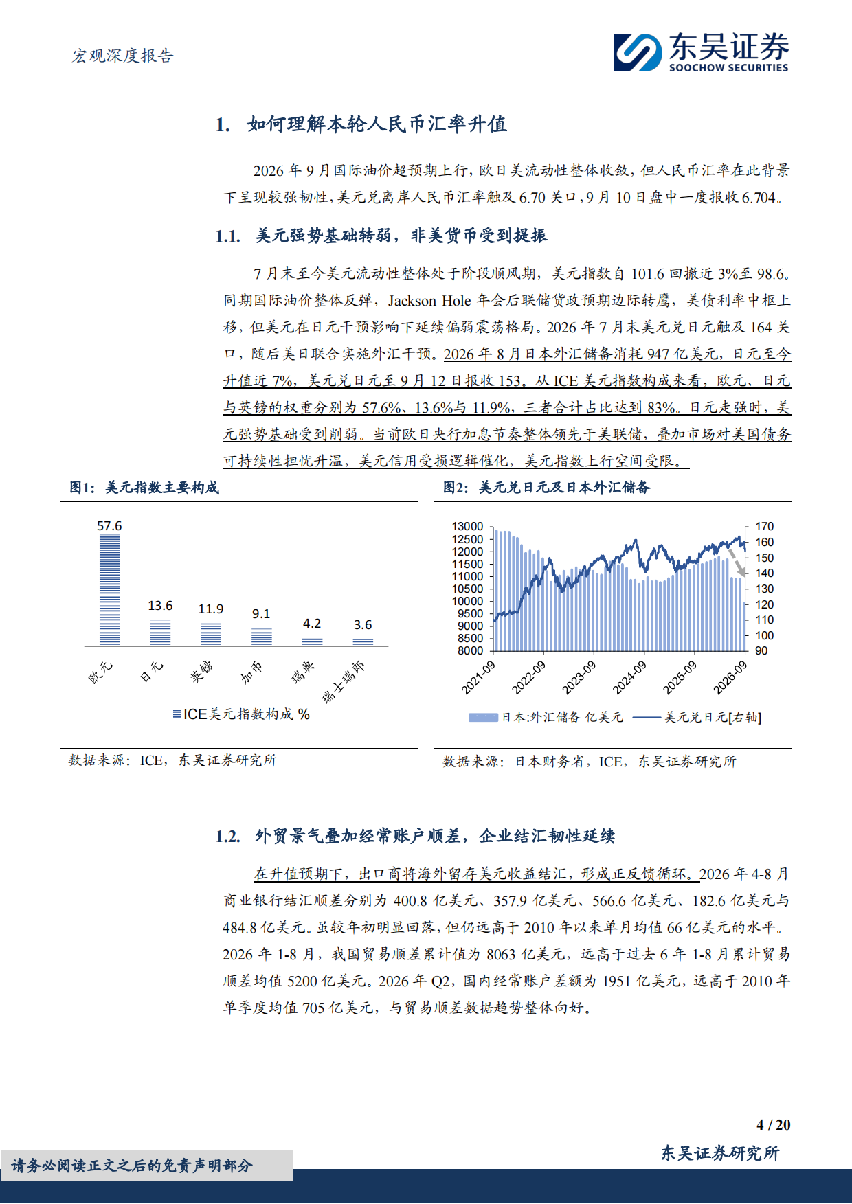 2026宏观深度报告：如何看待本轮人民币汇率升值空间？-东吴证券.pdf_第4页