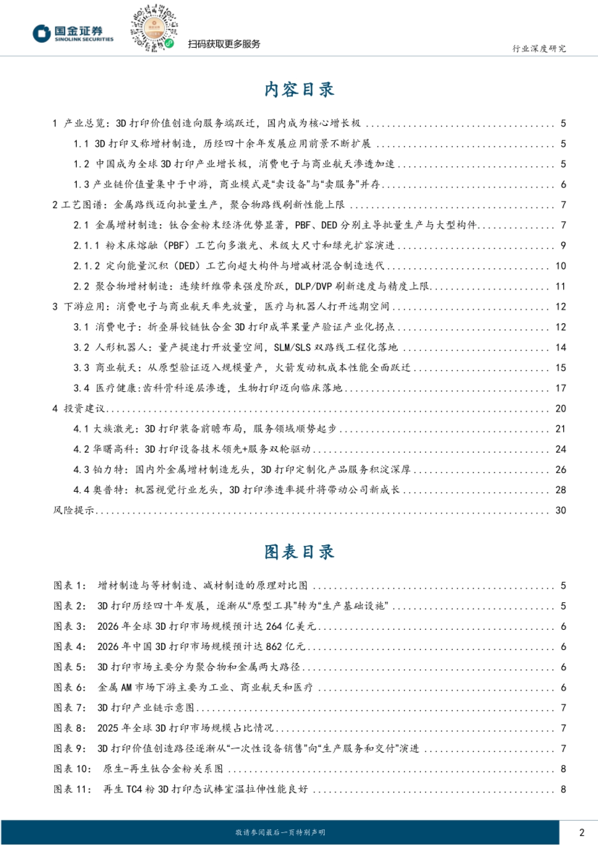 2026年3D打印机械行业研究：3C市场渗透率提升引爆3D打印产业化拐点-国金证券.pdf_第2页