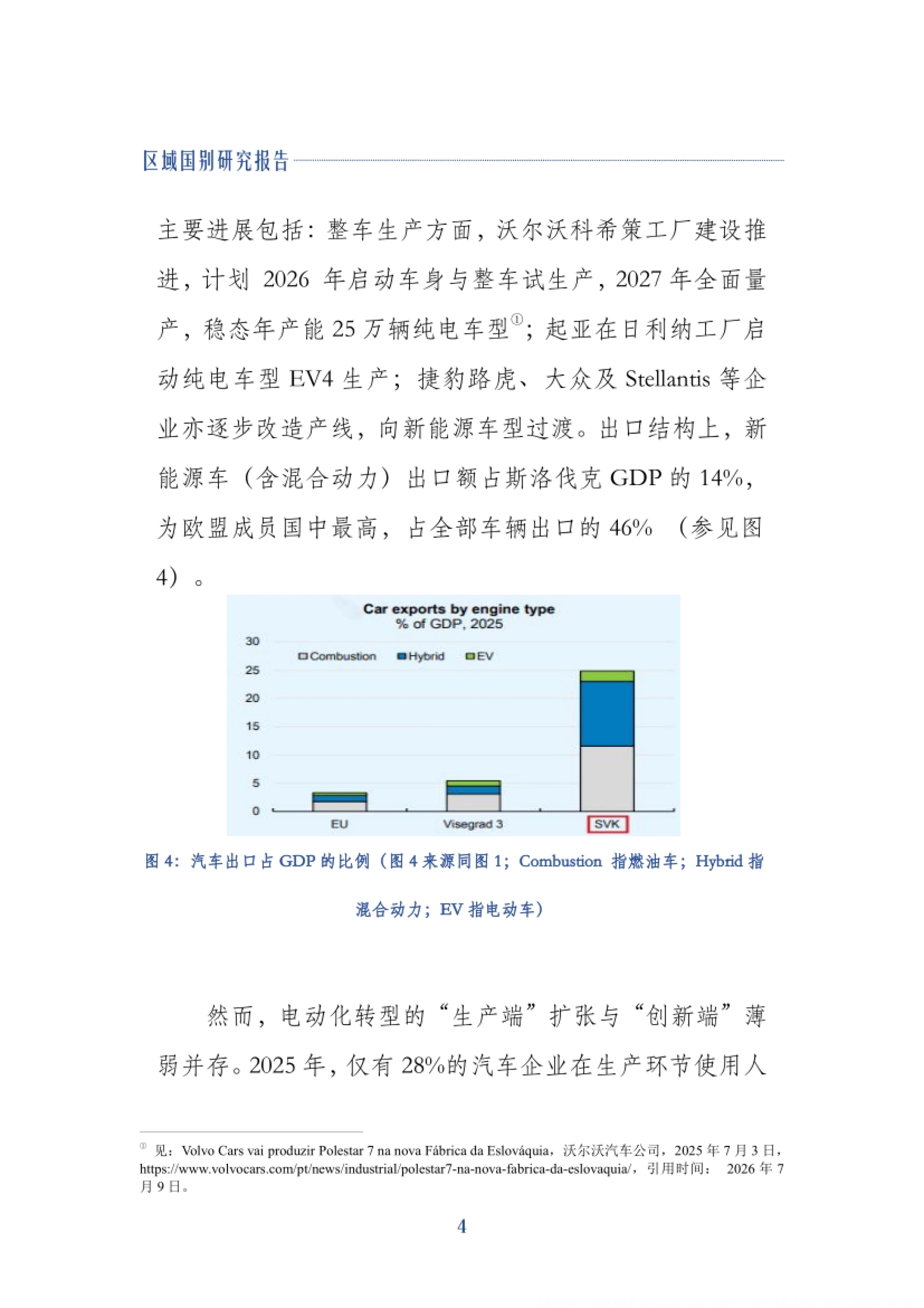 汽车出口占 GDP 的比例:燃油、混动与电动车的结构变化