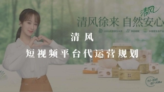 清风纸巾短视频代运营方案