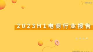 星图数据：2023H1电商行业报告