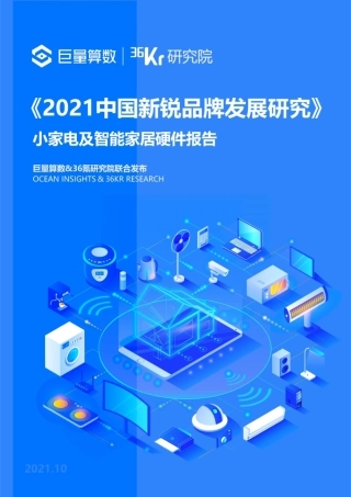 2021中国新锐品牌发展研究：小家电及智能家居硬件报告-巨量算数x36氪