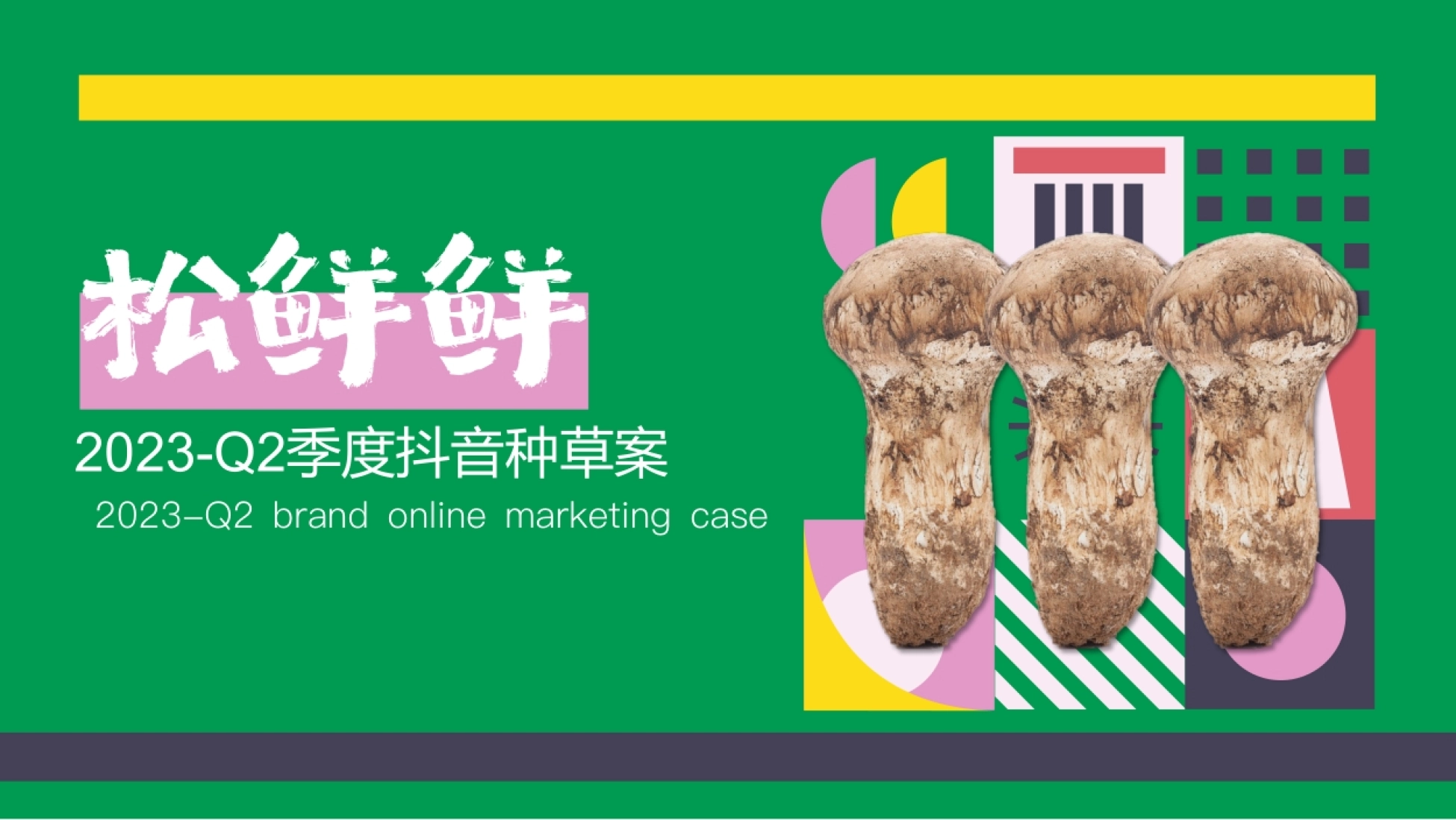 松鲜鲜2023年度第二季度抖音种草方案_第1页