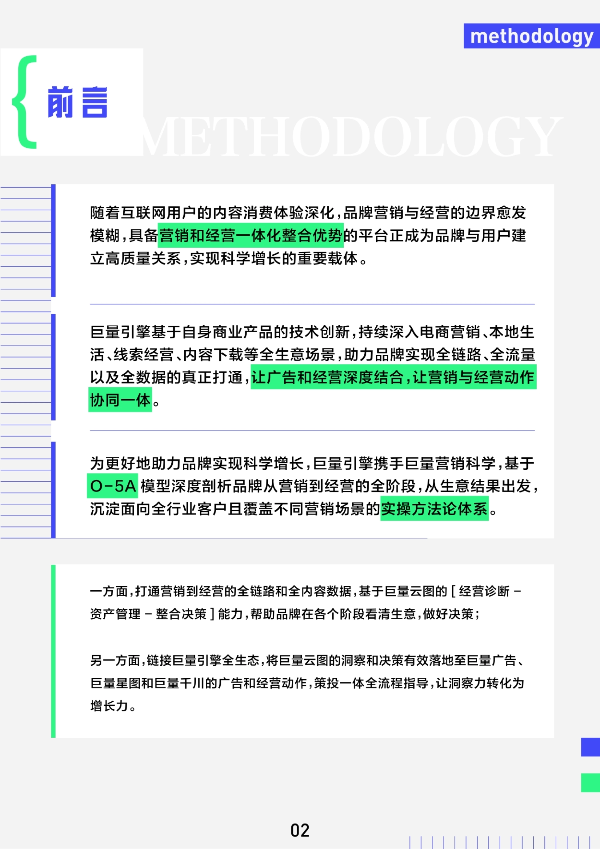 前言 一方面,打通营销到经营的全链路和全内容数据,基于巨量云图的[ 经营诊断
