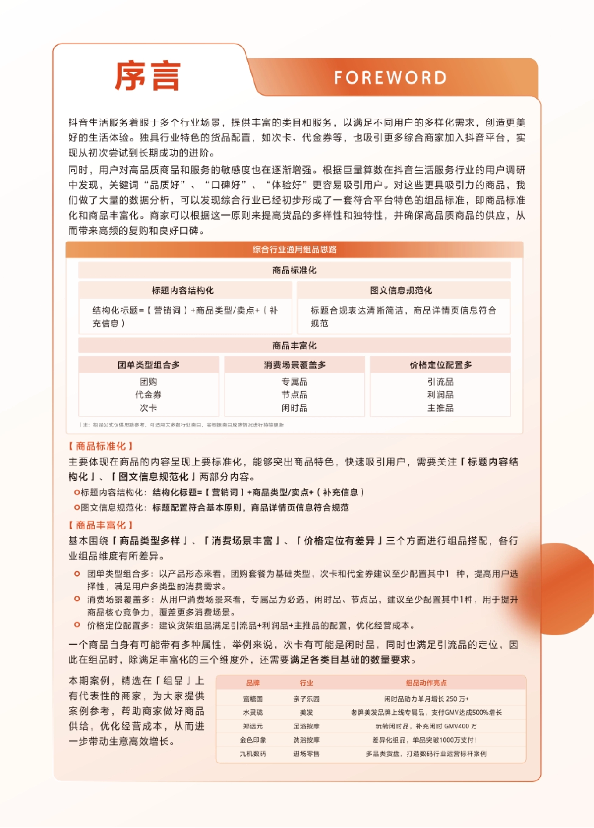 第2页 综合行业通用组品思路:商品标准化与商品丰富化框架
