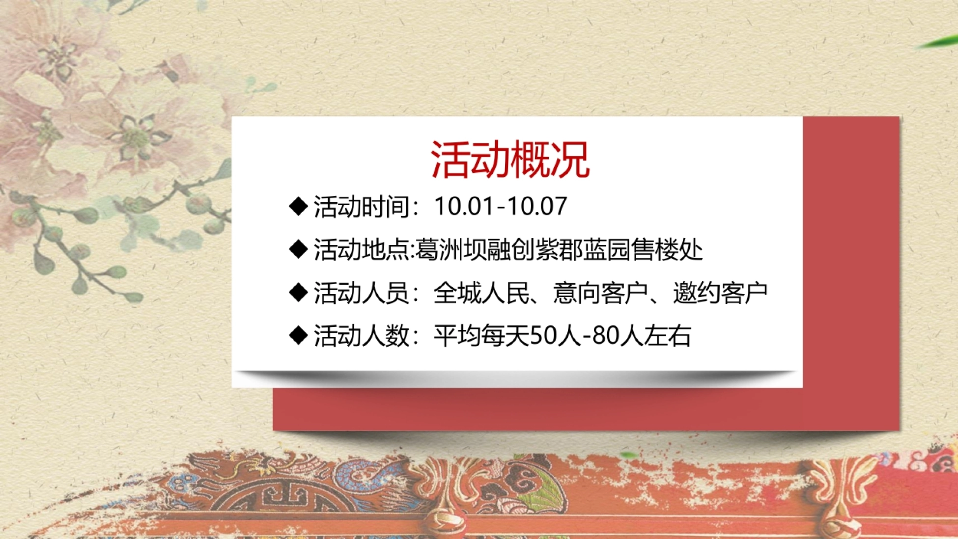 地产项目国庆暖场(民俗、非遗主题)活动策划方案_第4页
