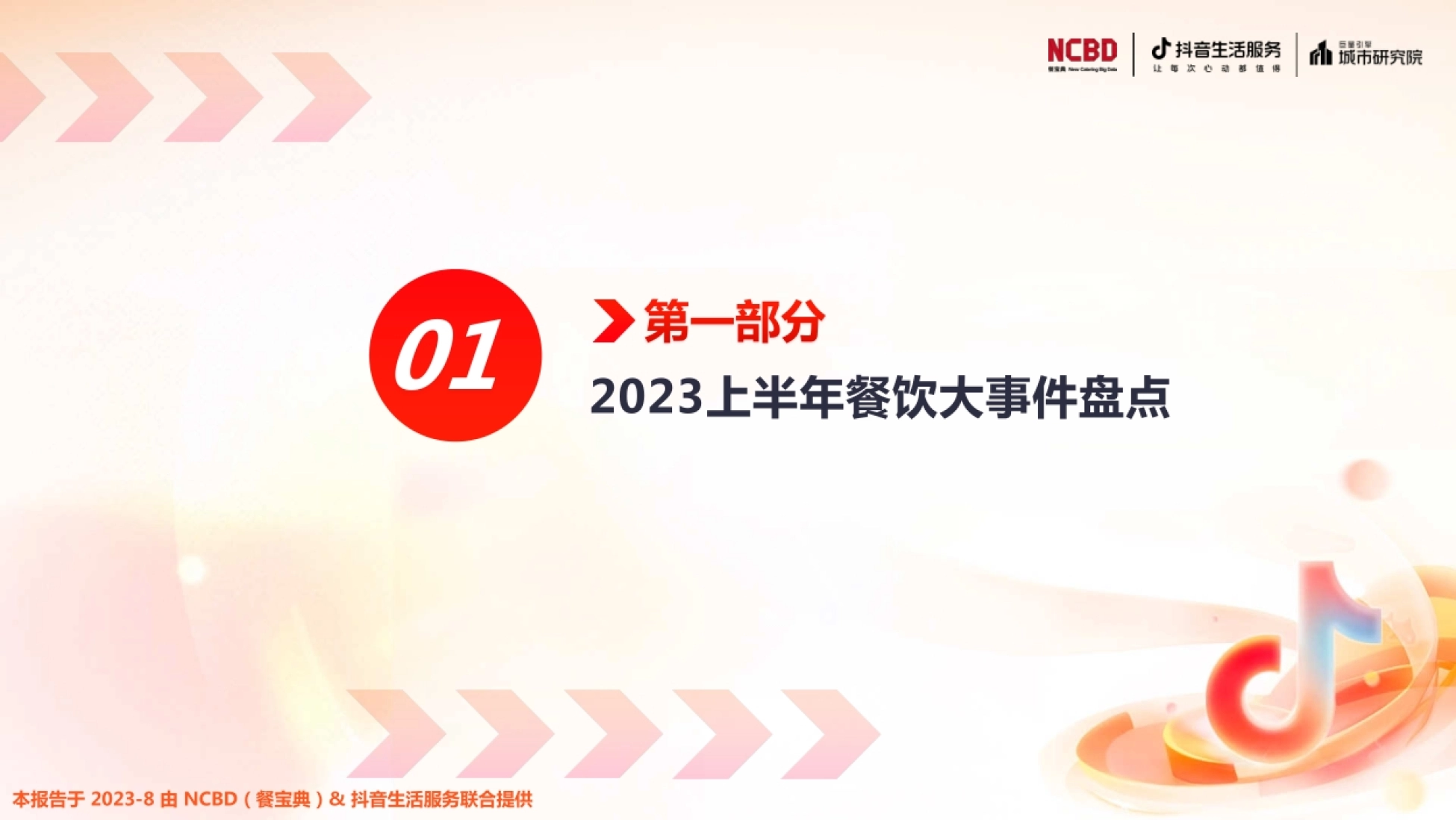第6页 章节封面:2023上半年餐饮大事件盘点