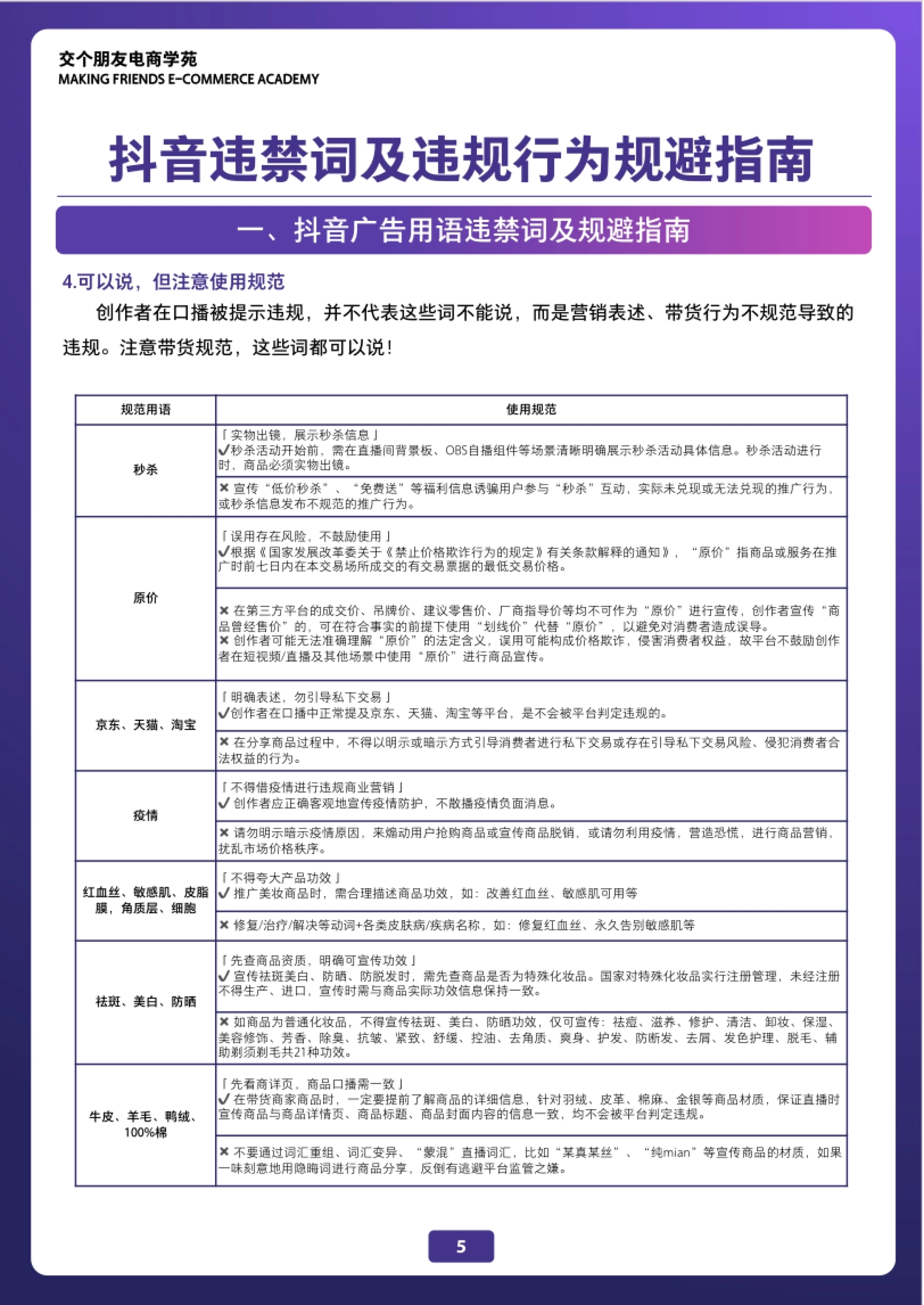 交个朋友电商学苑 MAKING FRIENDS E-COMMERCE ACA