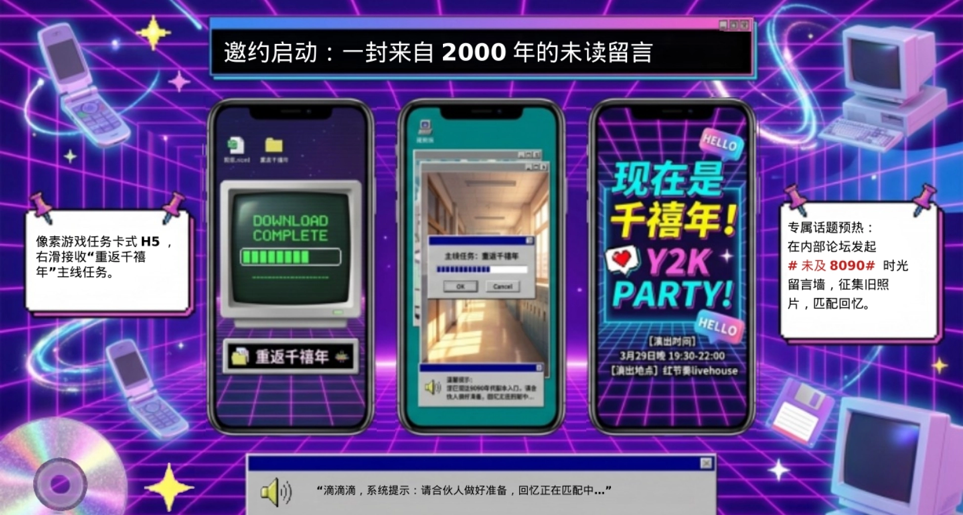 2027千禧复古风Y2K创意公司羊年年会活动方案_第7页