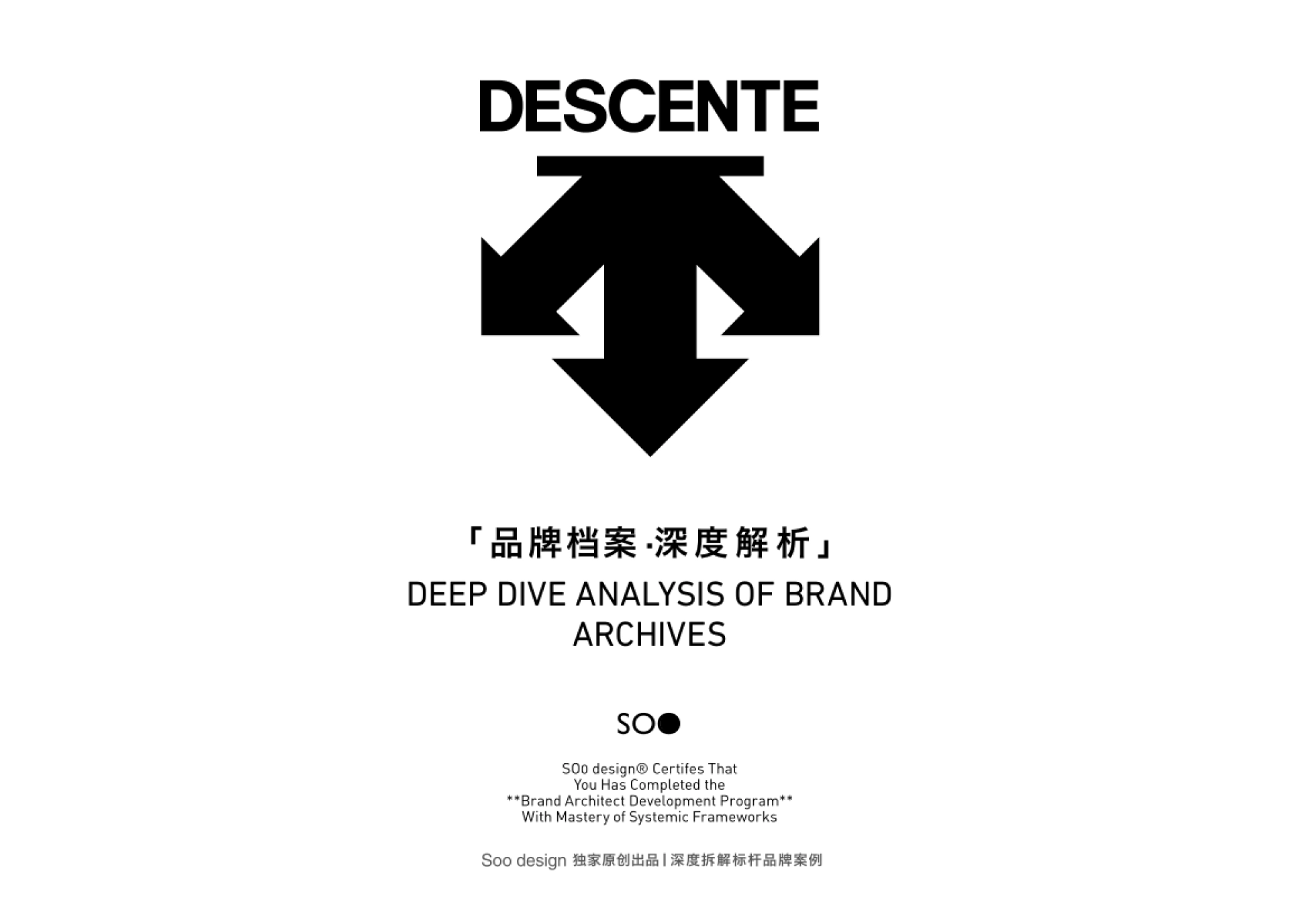 DESCENTE迪桑特-品牌资料_第1页