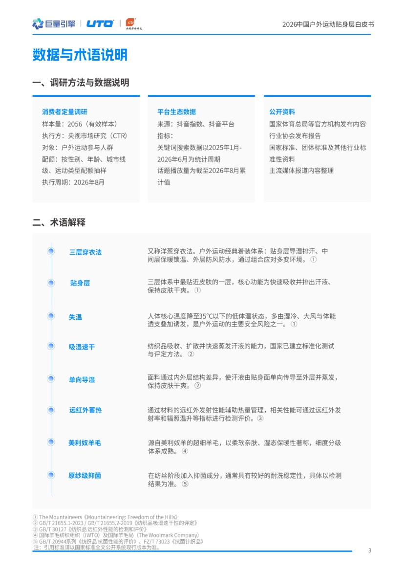 2026中国户外运动贴身层白皮书-巨量引擎&UTO&CTR_第3页