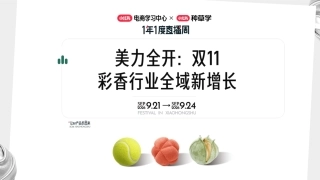 2026小红书双11彩香行业全域增长指南